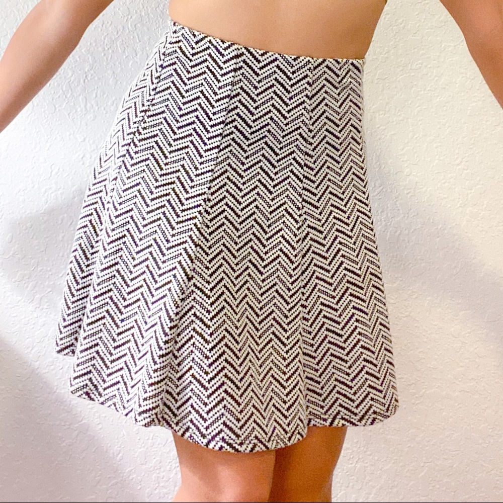 Black & White Circle Skirt